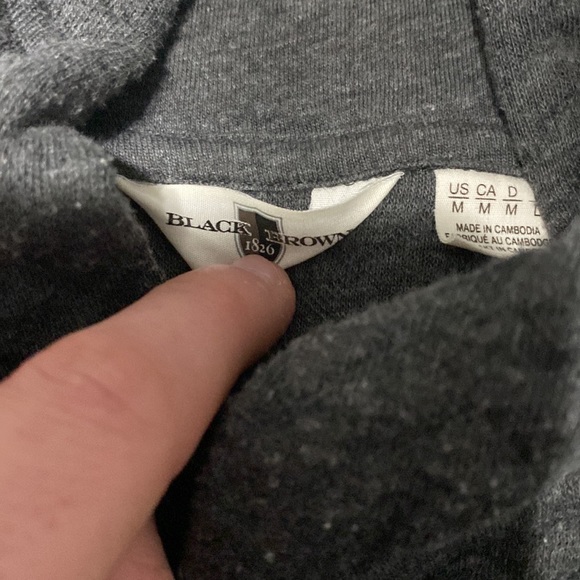 Brand New Black Brown 1826 Hoodie - Picture 3 of 3